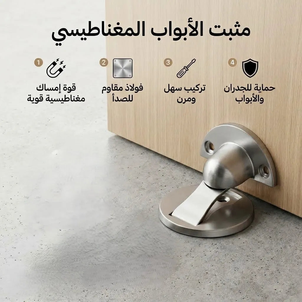 مثبت الأبواب المغناطيسي
