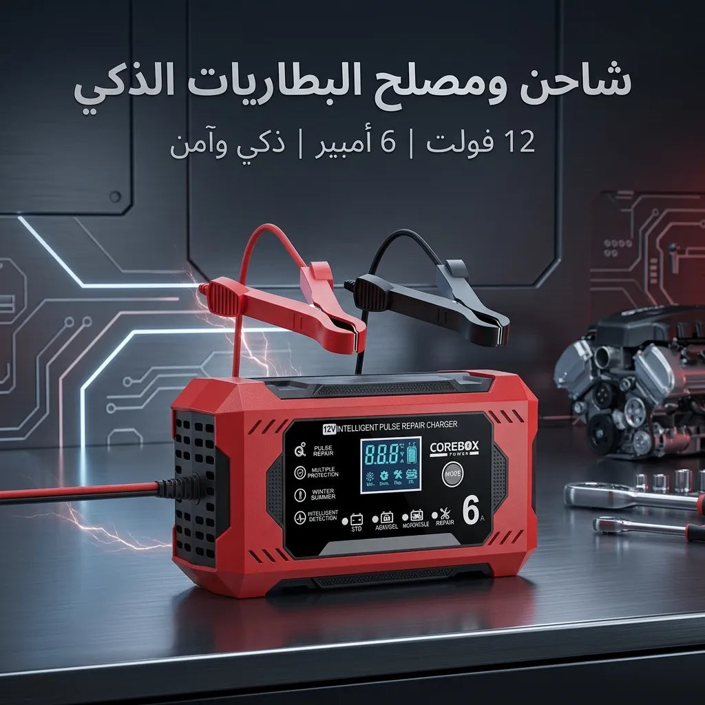 شاحن ومصلح البطاريات الذكي